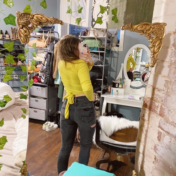 Black distressed jeans - Picture 2 of 4